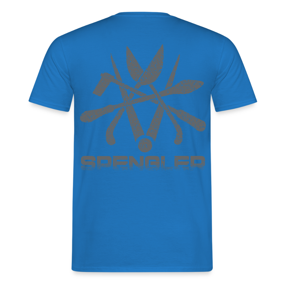 Unisex T-Shirt "Spengler" Royalblau Männer T-Shirt