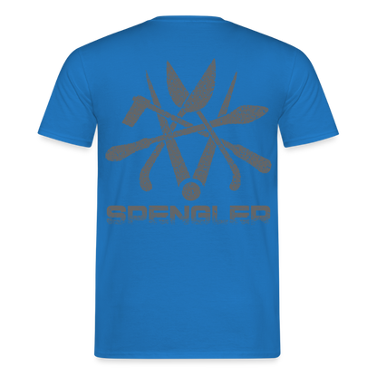 Unisex T-Shirt "Spengler" Royalblau Männer T-Shirt