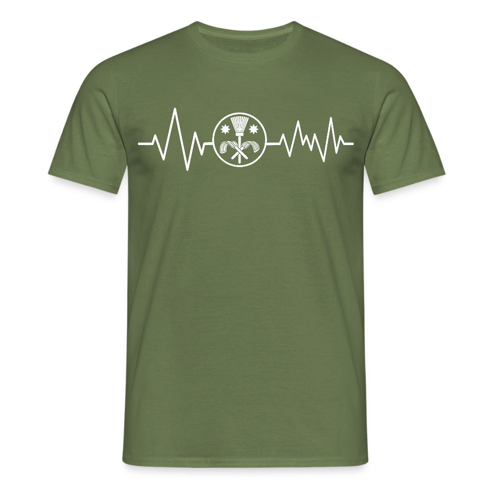 Unisex T-Shirt "Schornsteinfeger" Militärgrün Männer T-Shirt