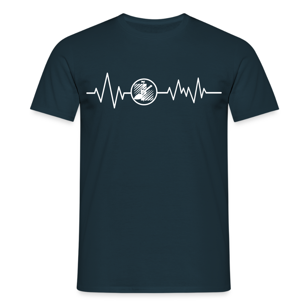 Unisex T-Shirt "Fliesenleger" Navy Männer T-Shirt