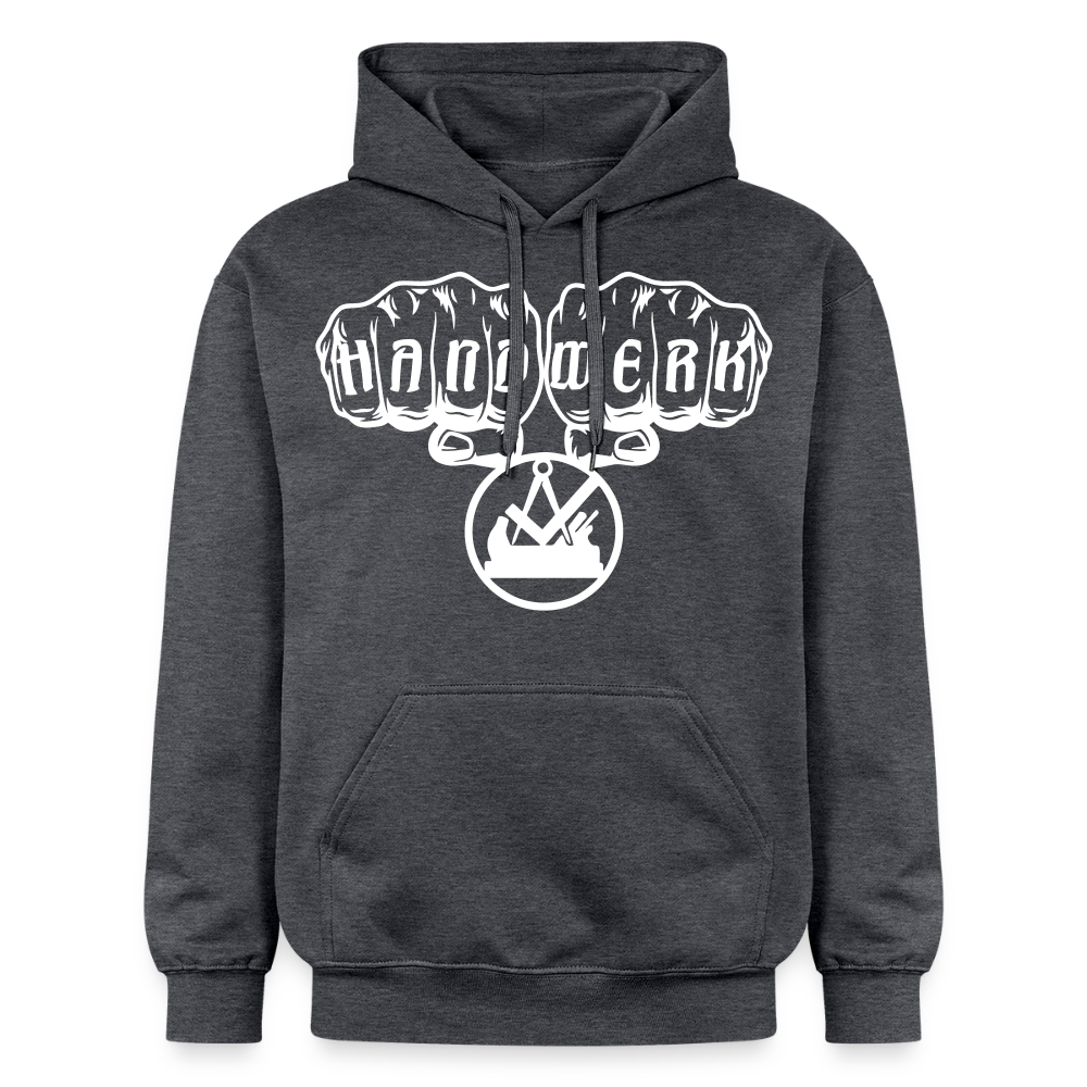 Gildan Unisex Softstyle® "Schreiner/Tischler" Dunkelgrau meliert Gildan Unisex Softstyle® Midweight Hoodie