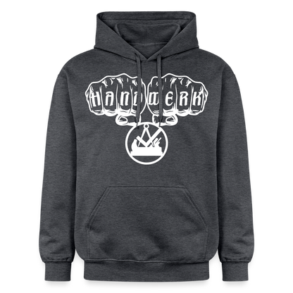 Gildan Unisex Softstyle® "Schreiner/Tischler" Dunkelgrau meliert Gildan Unisex Softstyle® Midweight Hoodie