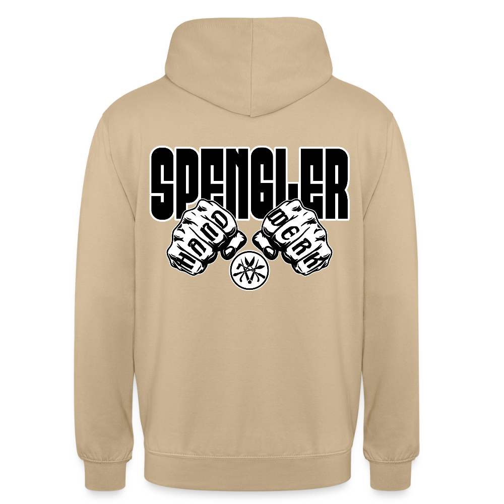 Unisex Hoodie "Spengler" (beidseitig bedruckt) Beige Unisex Hoodie