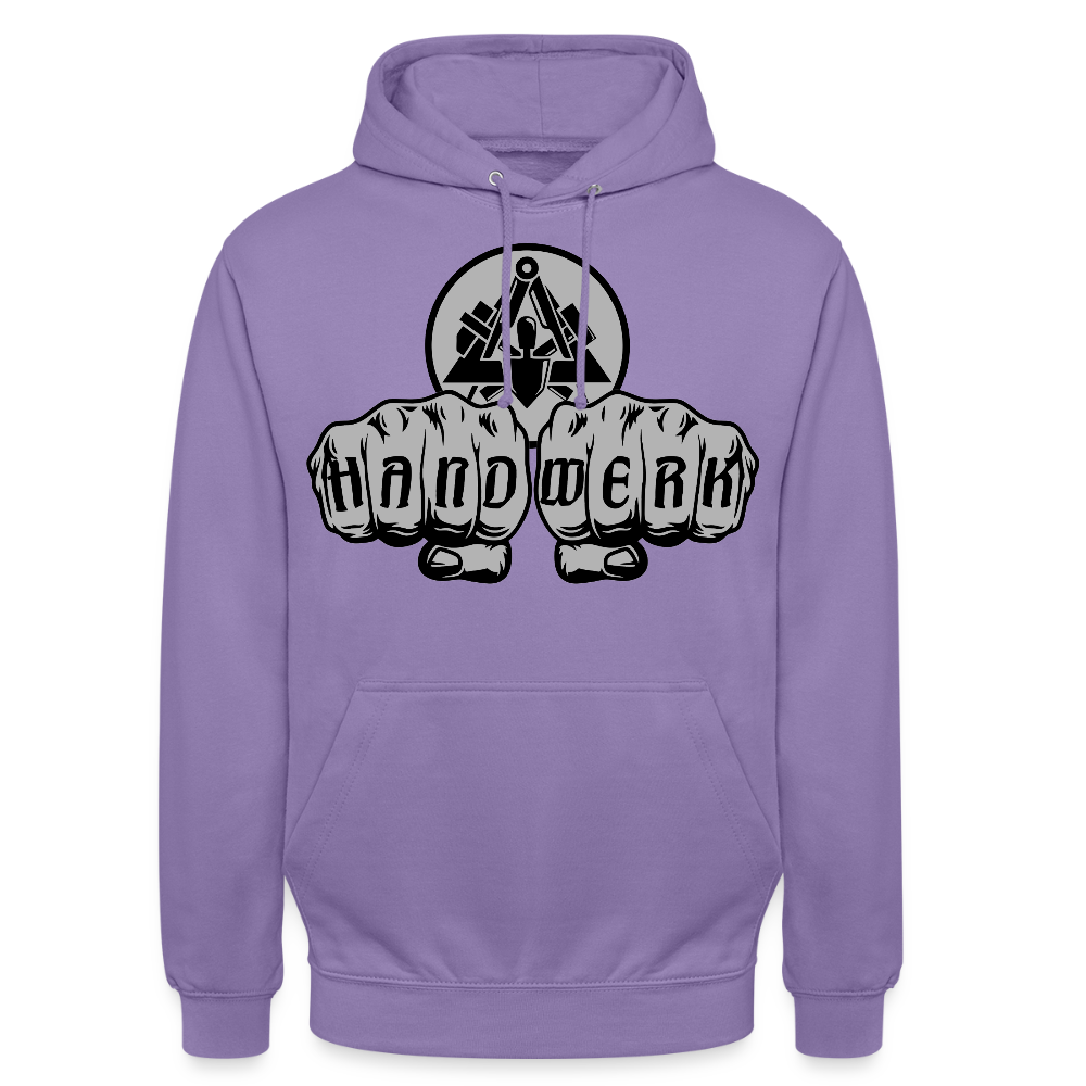 Unisex Hoodie "Maurer" Lavendel Unisex Hoodie