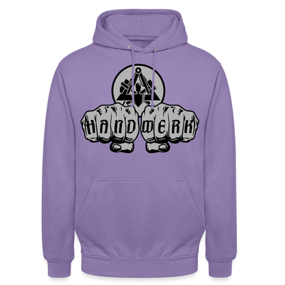 Unisex Hoodie "Maurer" Lavendel Unisex Hoodie