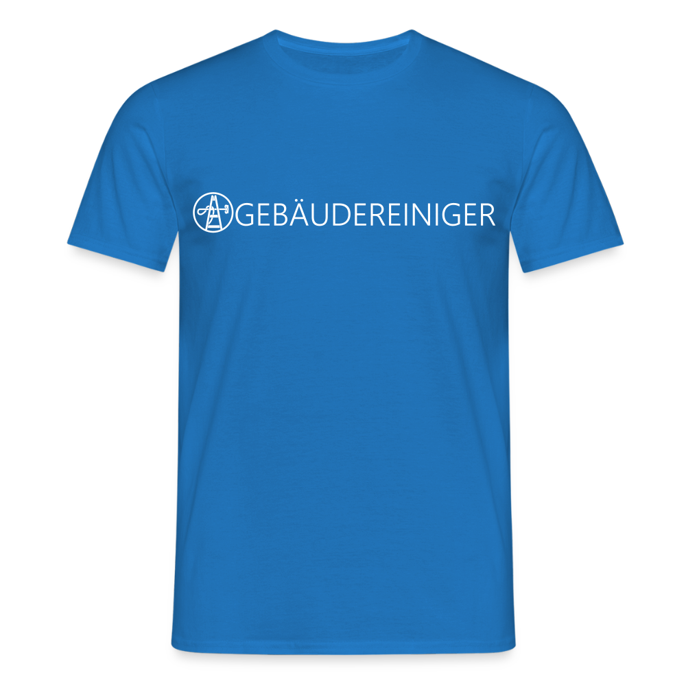 Unisex T-Shirt "Gebäudereiniger" Royalblau Männer T-Shirt
