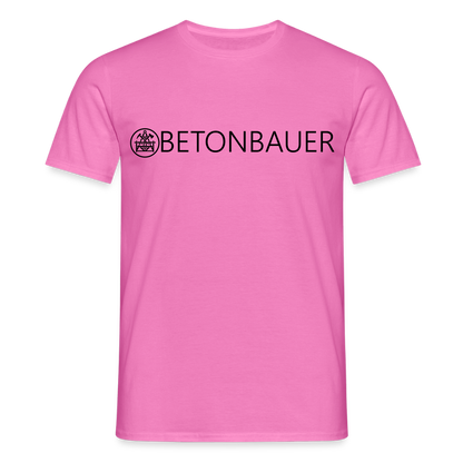 Unisex T-Shirt "Betonbauer" Pink Männer T-Shirt