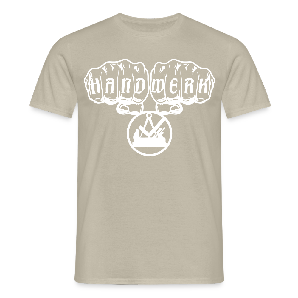 Unisex T-Shirt "Schreiner" Sandbeige Männer T-Shirt