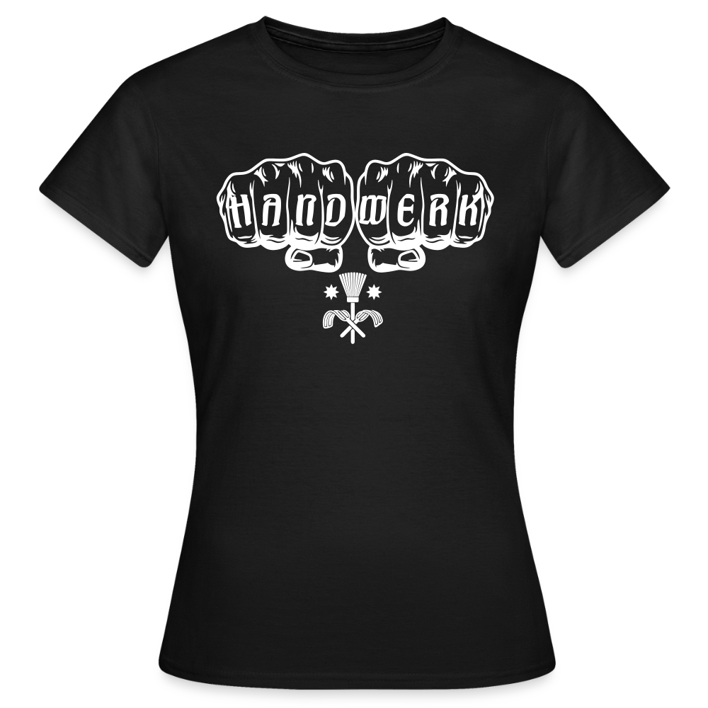 Frauen T-Shirt "Schornsteinfeger" Schwarz Frauen T-Shirt