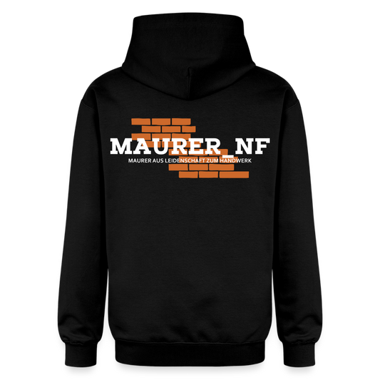maurer_nf hinten Schwarz Gildan Unisex Softstyle® Midweight Hoodie