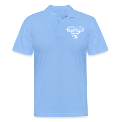 Männer Poloshirt "Metzger" Himmelblau Männer Poloshirt