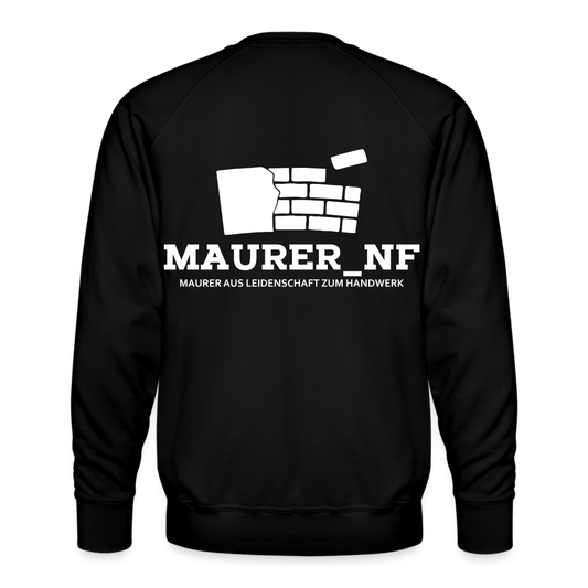 Maurer_NF Pullover hinten Schwarz Männer Premium Pullover