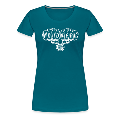 Frauen Premium T-Shirt "Gerüstbauer" - Divablau