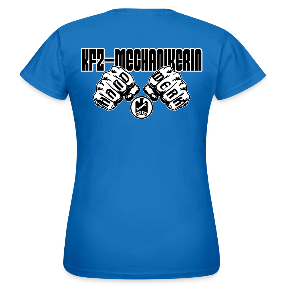 Frauen T-Shirt "KFZ-Mechanikerin" von Spreadconnect, bequemes Damen T-Shirt mit Mechaniker-Motiv in kreativer Design.