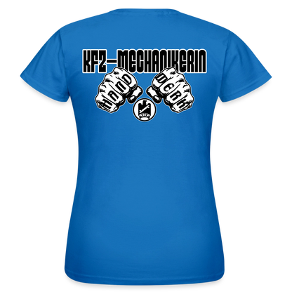 Frauen T-Shirt "KFZ-Mechanikerin" von Spreadconnect, bequemes Damen T-Shirt mit Mechaniker-Motiv in kreativer Design.