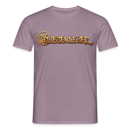 Unisex T-Shirt "Fliesenleger" Lilagrau Männer T-Shirt