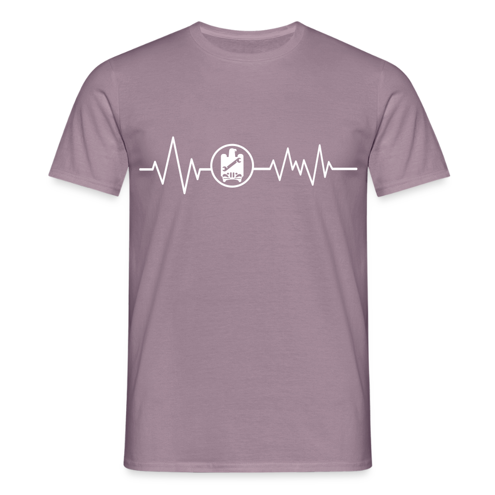 Unisex T-Shirt "KFZ-Mechaniker" Lilagrau Männer T-Shirt