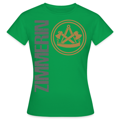 Frauen T-Shirt "Zimmerin" Kelly Green Frauen T-Shirt