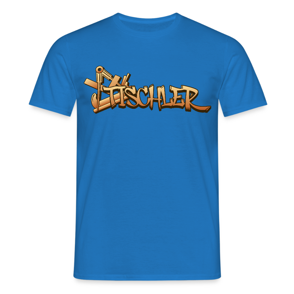 Unisex T-Shirt "Tischler" Royalblau Männer T-Shirt
