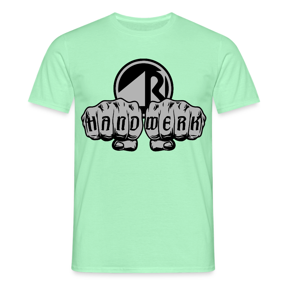 Unisex T-Shirt "Raumausstatter" Mintgrün Männer T-Shirt