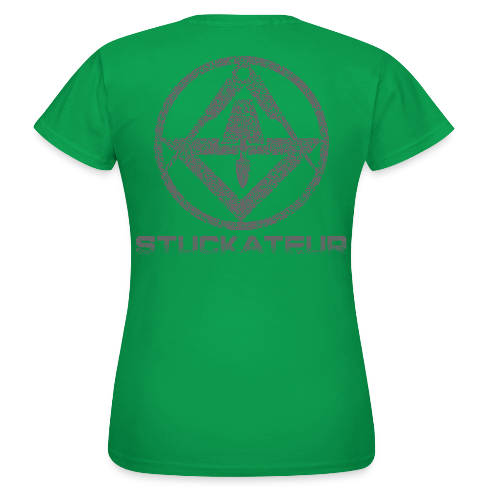 Frauen T-Shirt "Stuckateur" Kelly Green Frauen T-Shirt