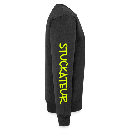 Unisex Premium Pullover "Stuckateur" neongelb Männer Premium Pullover
