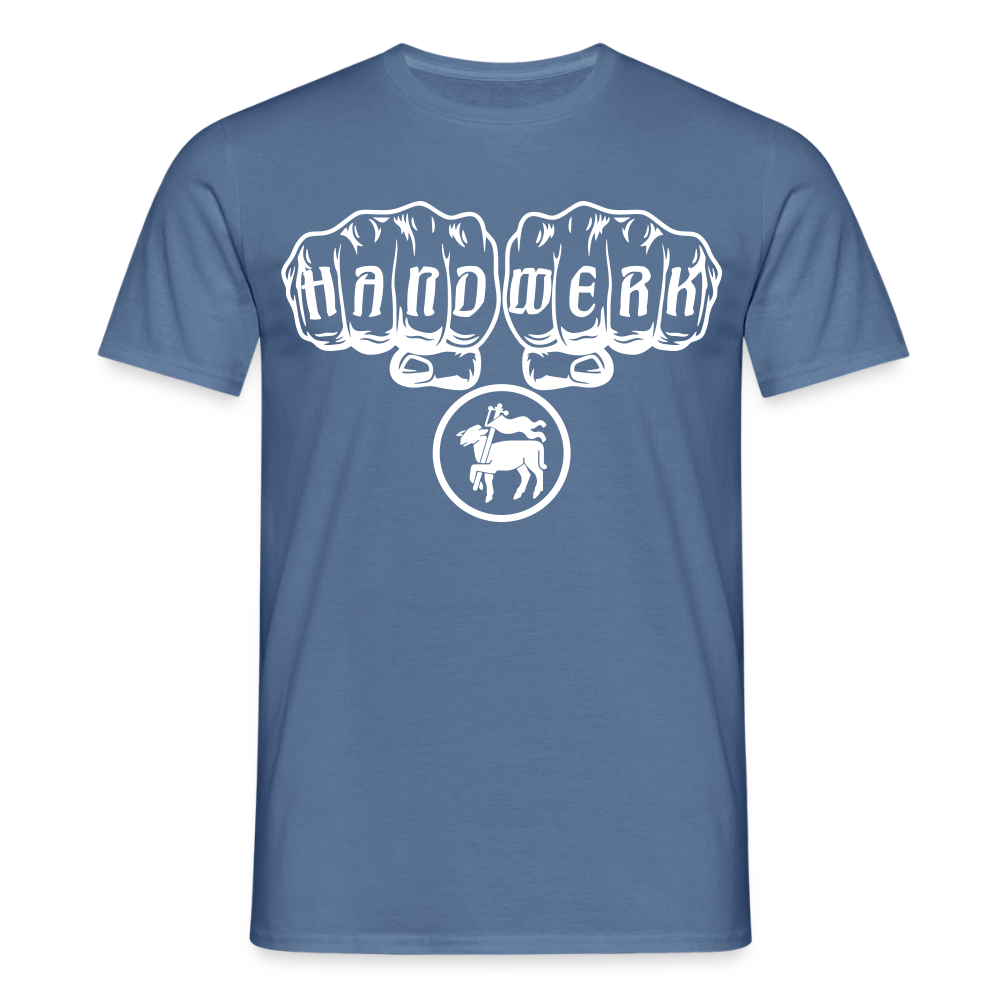 Unisex T-Shirt "Fleischer" Taubenblau Männer T-Shirt