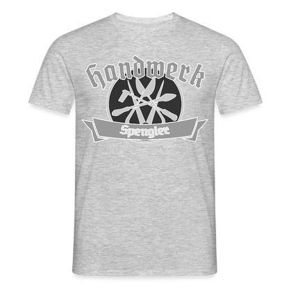 Unisex T-Shirt "Spengler" Grau meliert Männer T-Shirt