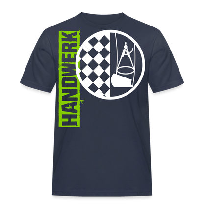 Unisex Workwear T-Shirt "Bodenleger" Navy Männer Workwear T-Shirt