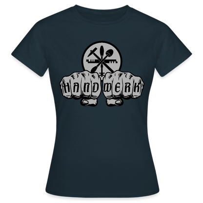 Frauen T-Shirt "Glaser" Navy Frauen T-Shirt