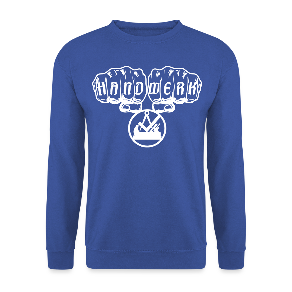 Unisex Pullover "Schreiner" Royalblau Unisex Pullover