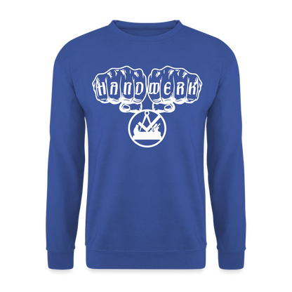 Unisex Pullover "Schreiner" Royalblau Unisex Pullover