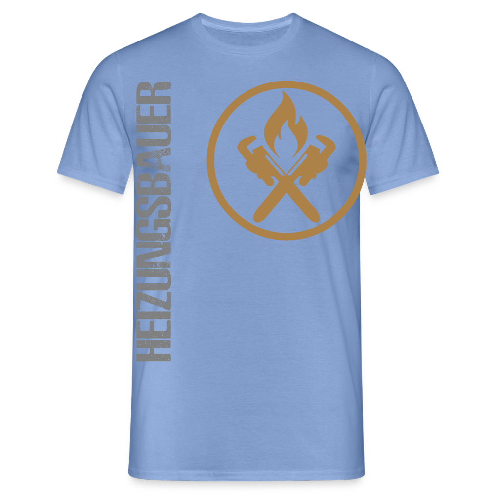 Unisex T-Shirt "Heizungsbauer" carolina blue Männer T-Shirt