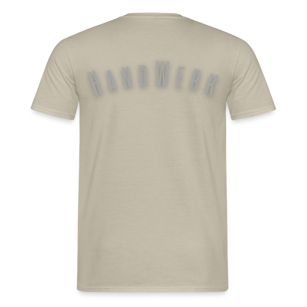 Unisex T-Shirt "Handwerk" Sandbeige Männer T-Shirt