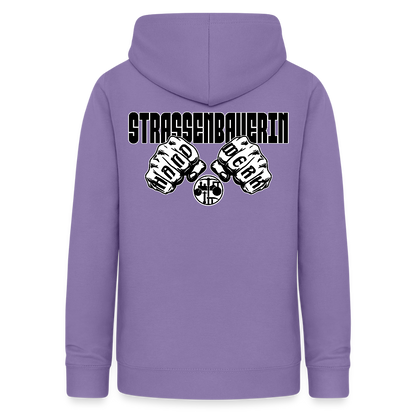 Frauen Hoodie "Strassenbauerin" (beidseitig beruckt) Lavendel Frauen Hoodie