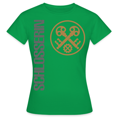 Frauen T-Shirt "Schlosserin" Kelly Green Frauen T-Shirt