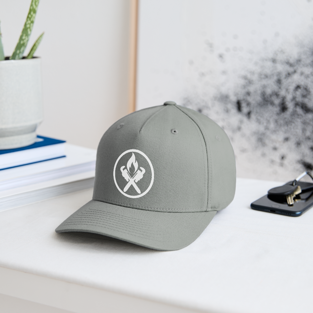Flexfit Cap "Heizungsbauer" - Grüngrau