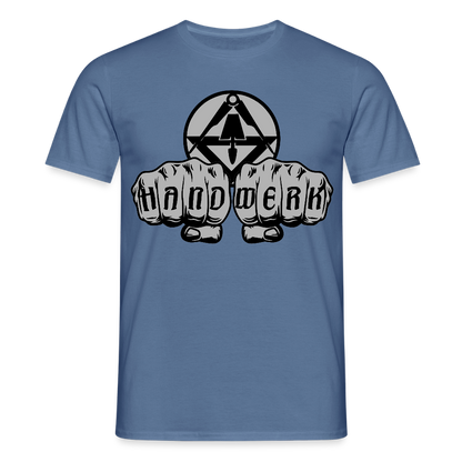 Unisex T-Shirt "Stuckateur" Taubenblau Männer T-Shirt