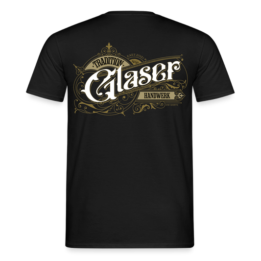 Unisex T-Shirt "Glaser"-Nostalgie Schwarz Männer T-Shirt {{ color }}