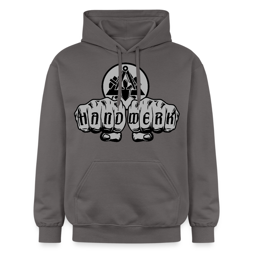 Gildan Unisex Softstyle® "Maurer" Dunkelgrau Gildan Unisex Softstyle® Midweight Hoodie