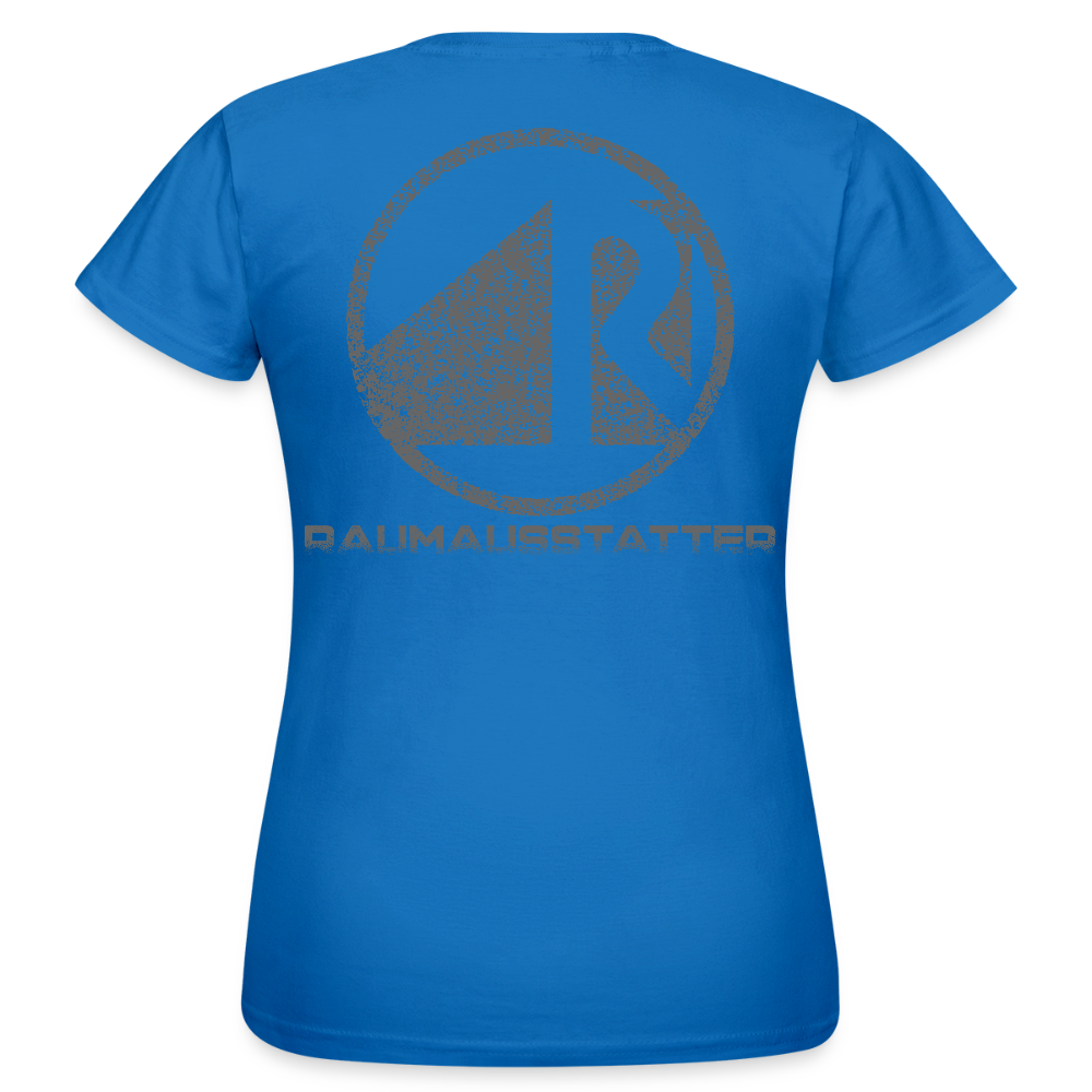 Frauen T-Shirt "Raumausstatter" Royalblau Frauen T-Shirt