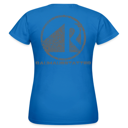 Frauen T-Shirt "Raumausstatter" Royalblau Frauen T-Shirt