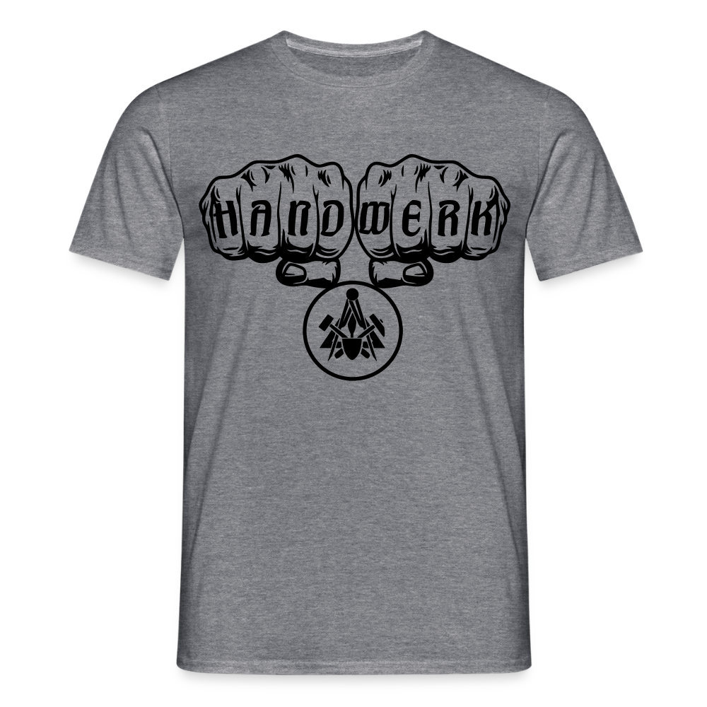 Unisex T-Shirt "Maurer" Graphit meliert Männer T-Shirt