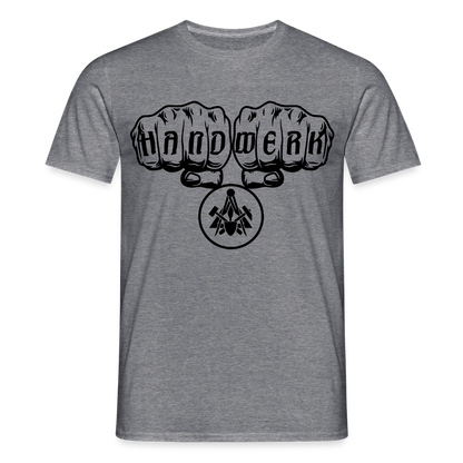 Unisex T-Shirt "Maurer" Graphit meliert Männer T-Shirt