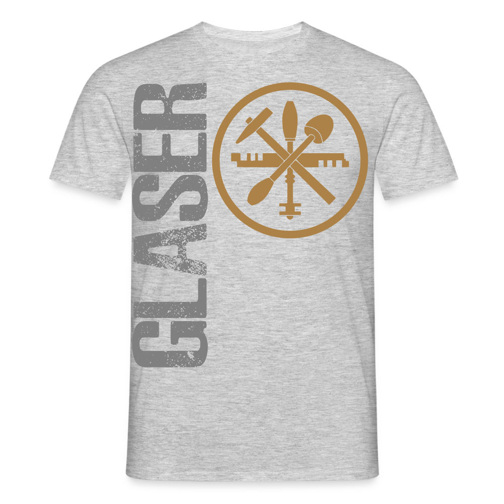 Unisex T-Shirt "Glaser" Grau meliert Männer T-Shirt