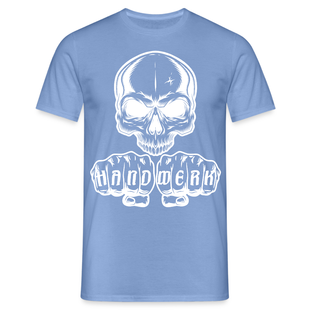 Unisex T-Shirt "Skull-Handwerk" carolina blue Männer T-Shirt