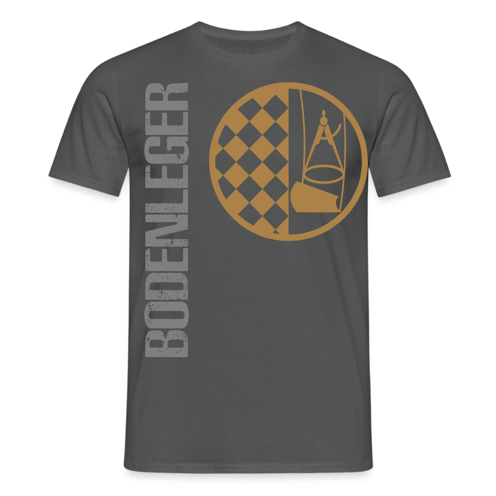 Unisex T-Shirt "Bodenleger" Anthrazit Männer T-Shirt