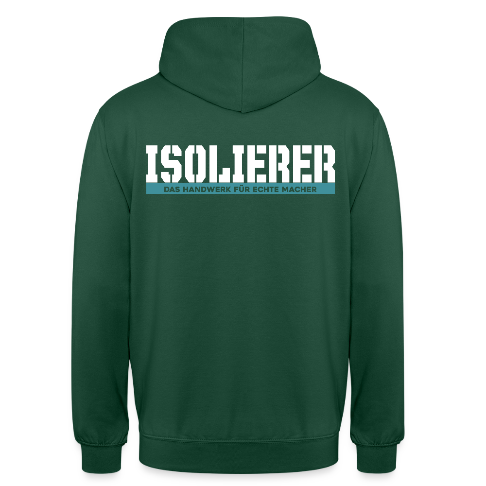 Unisex Hoodie HW-300 | MACHER "Isolierer" Flaschengrün Unisex Hoodie {{ color }}