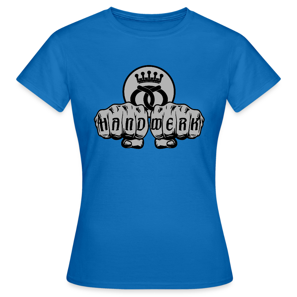 Frauen T-Shirt "Bäcker" Royalblau Frauen T-Shirt