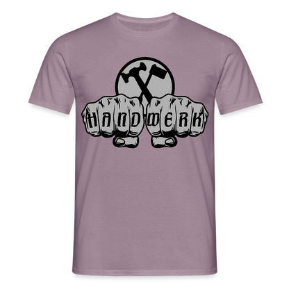 Unisex T-Shirt "Installateur" Lilagrau Männer T-Shirt